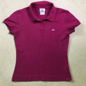 Lacoste women’s fitted polo